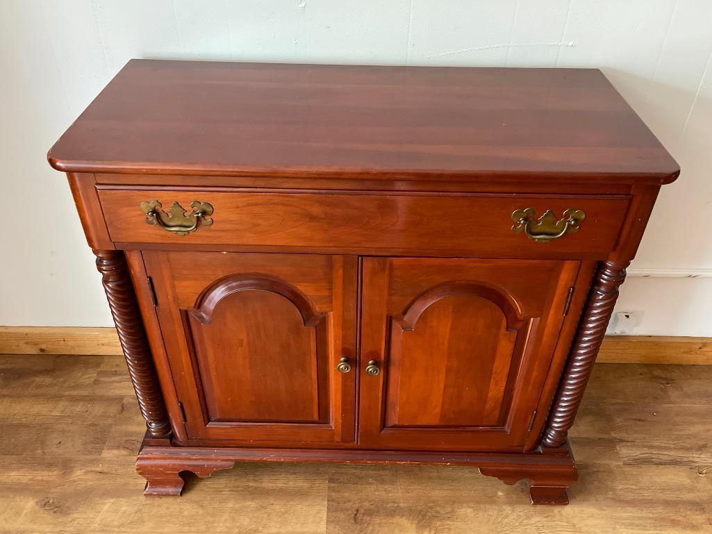 Vintage Cherry Wood Willet Server