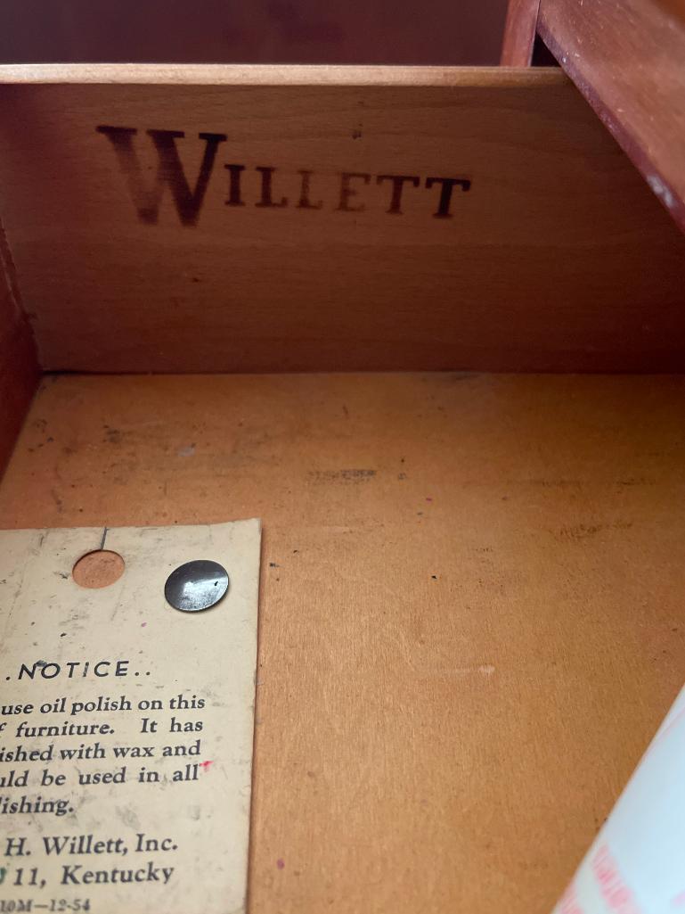 Vintage Cherry Wood Willet Server