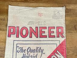 Vintage Pioneer Seed Corn Cloth Bag