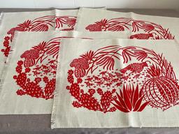 Set of 4 Vintage Herwood Steiger Placemats