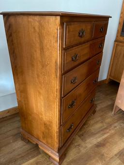 Tall Vintage Ethan Allen Chest of Drawers