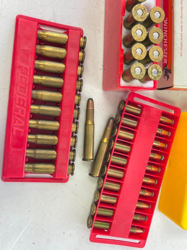 Group of 30-30 and .33 Cal Ammunition