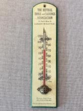 Vintage Wooden Dayton Area Thermometer