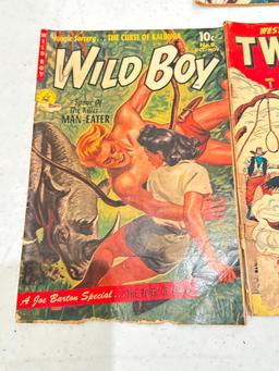 Group of 9 Vintage Comic Books in Condition as pictured