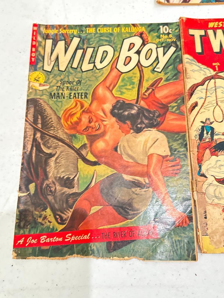 Group of 9 Vintage Comic Books in Condition as pictured