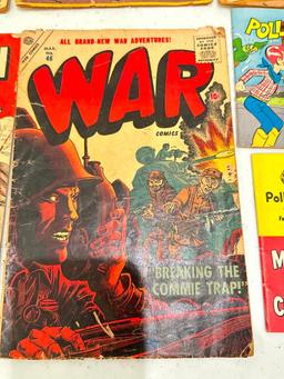 Group of 9 Vintage Comic Books in Condition as pictured