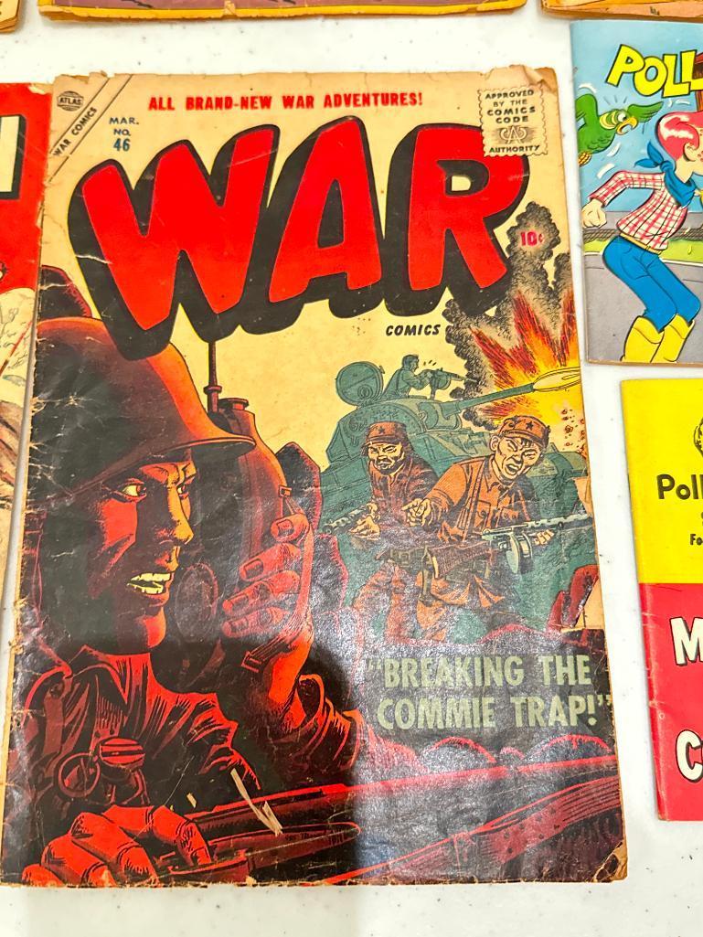 Group of 9 Vintage Comic Books in Condition as pictured