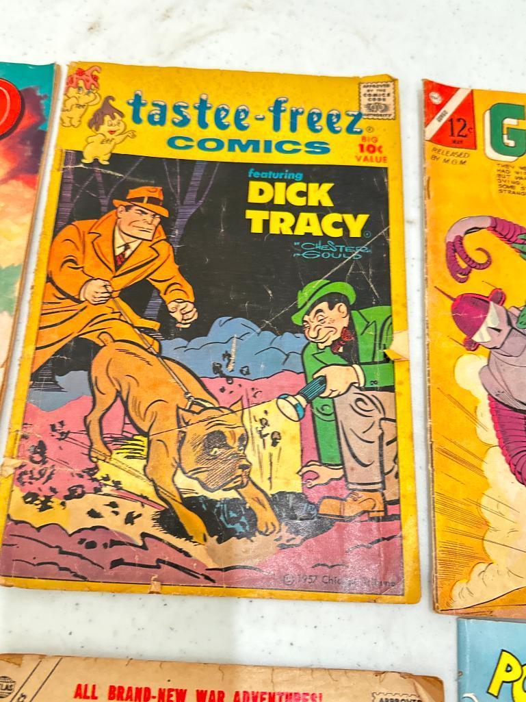 Group of 9 Vintage Comic Books in Condition as pictured