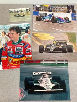 Group of Racing Photos - 4 Autographed