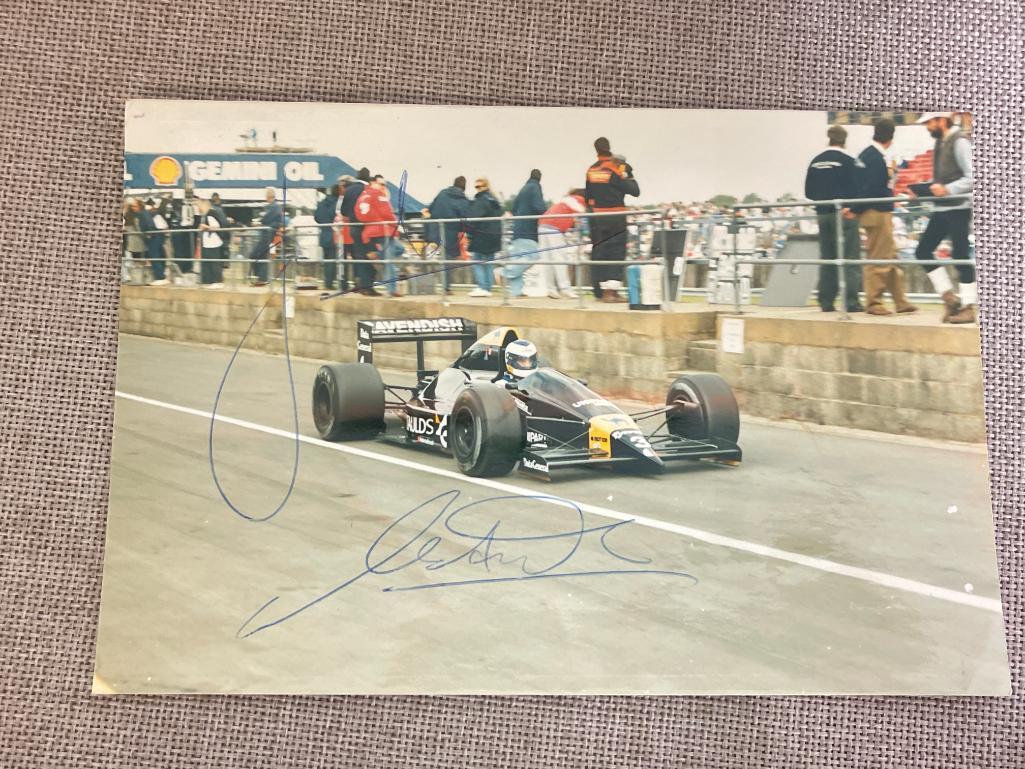 Group of Racing Photos - 4 Autographed