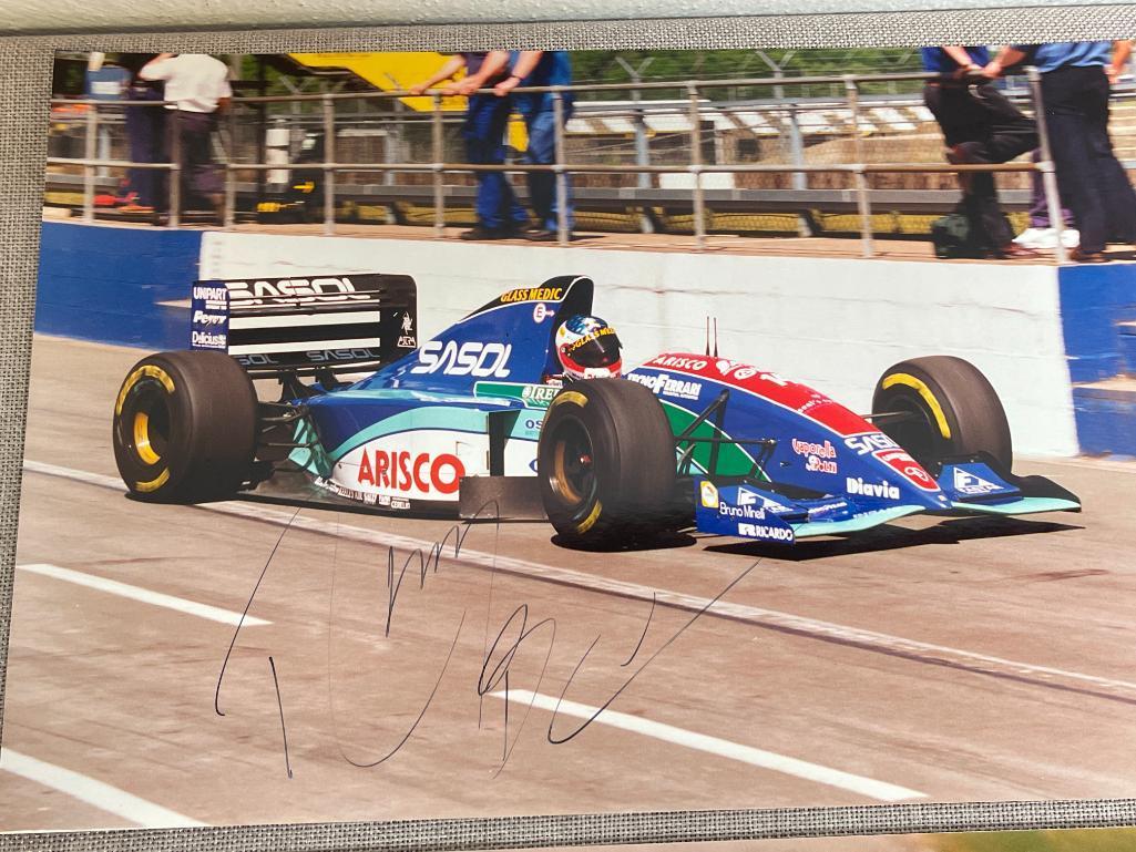 Group of Racing Photos - 4 Autographed