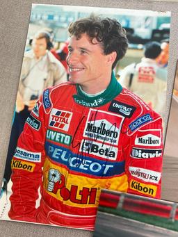 Group of Racing Photos - 4 Autographed
