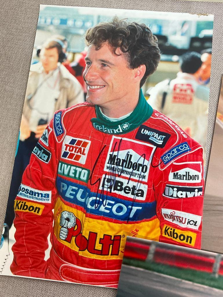 Group of Racing Photos - 4 Autographed