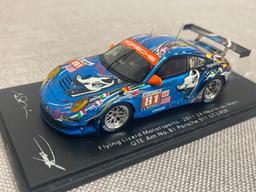 2011 24 Heures du Mans GTE Am #81 Porsche 911 GT3 RSR Die Cast Car