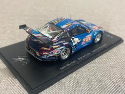 2011 24 Heures du Mans GTE Am #81 Porsche 911 GT3 RSR Die Cast Car