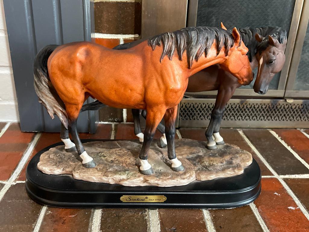 Composite Santini Horse Figure