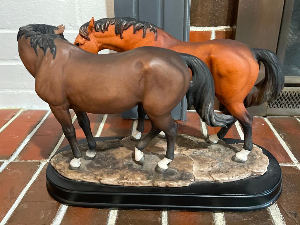 Composite Santini Horse Figure