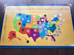 First State Quarters of the United States Collector's Map