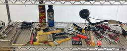 Garage Tool Shelf Lot