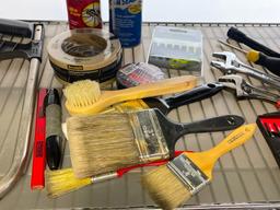 Garage Tool Shelf Lot