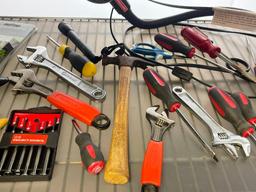 Garage Tool Shelf Lot