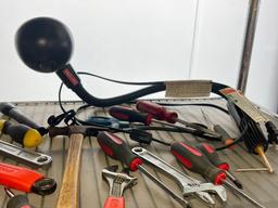 Garage Tool Shelf Lot