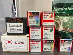 Group of 9mm Bullets Only