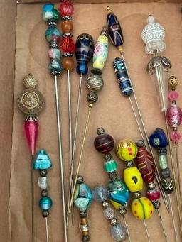 Group of Decorative Hat Pins