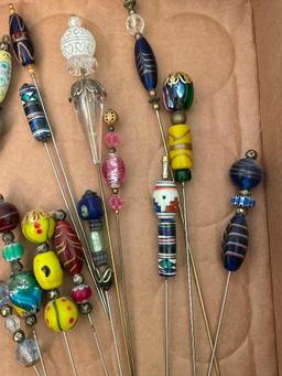 Group of Decorative Hat Pins