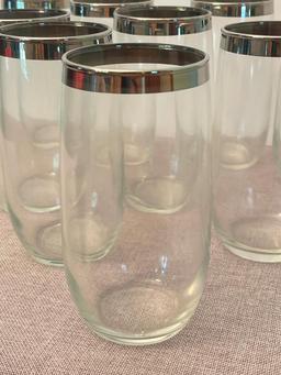 Set of 9 Vintage Drinking Glasses