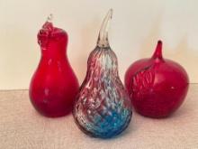 Group of Glass Paperweights