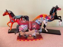 Decorative Composite Horse Figurines