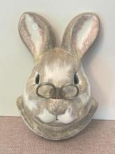 Wall Mounted Ceramic Bunny String Holder
