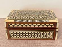 Inlaid Mosaic Trinket / Jewelry Box