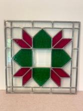 Stained Glass Square Sun Catcher