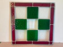 Stained Glass Square Sun Catcher