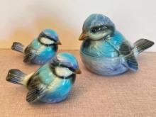 Set of Goebel Blue Birds
