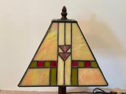 Contemporary Stained Glass Lamp