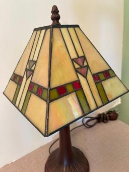 Contemporary Stained Glass Lamp