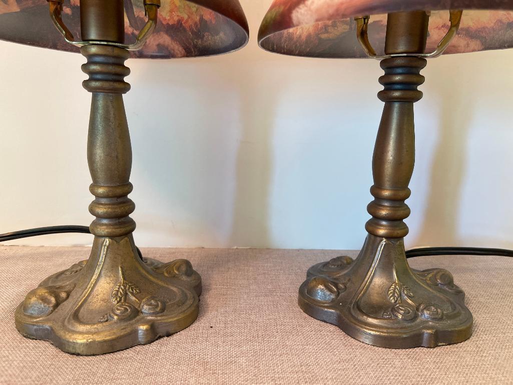 Pair of Native American Lamps