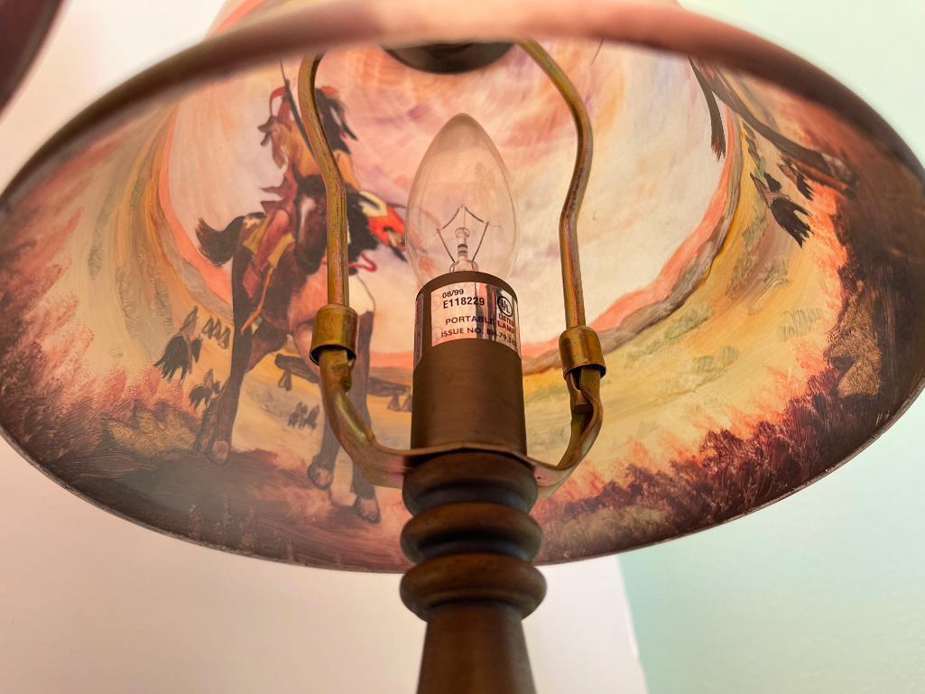 Pair of Native American Lamps