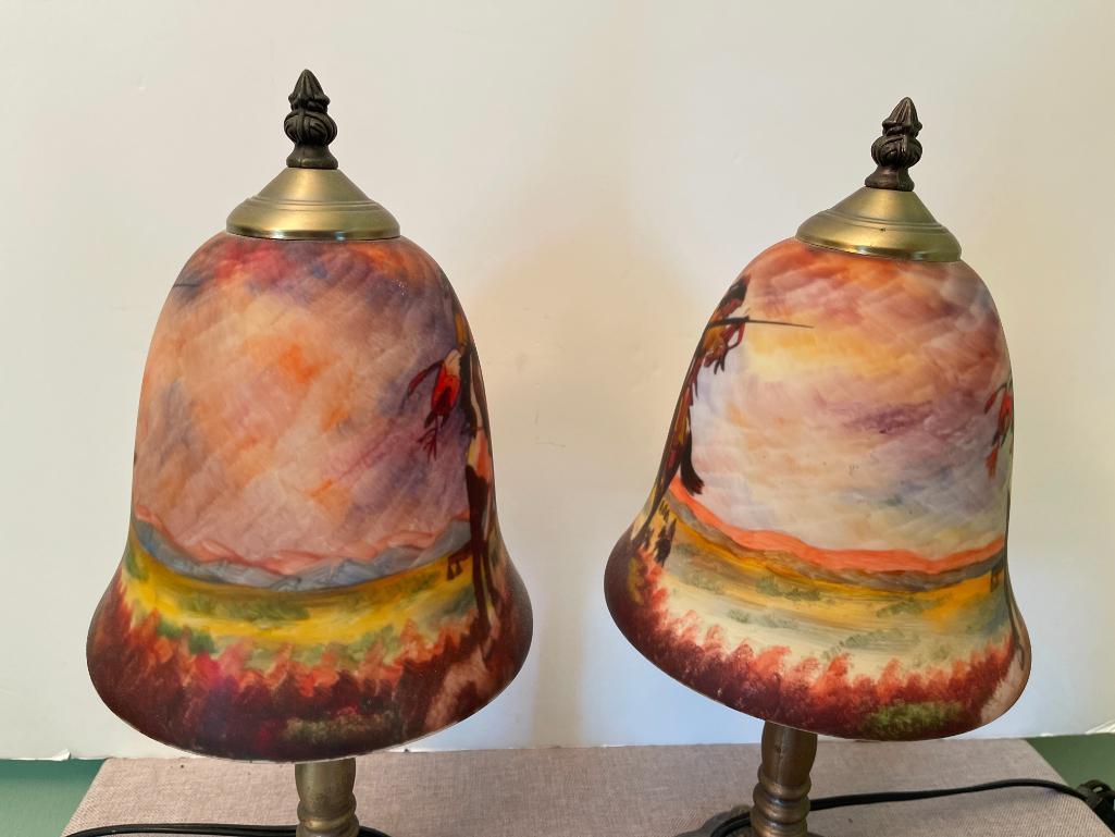 Pair of Native American Lamps