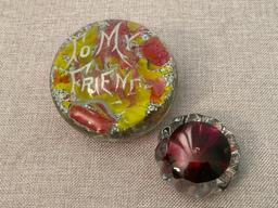 Pair of Glass Paperweights