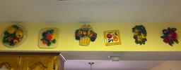 Group of Chalkware/Plaster Wall Hangings