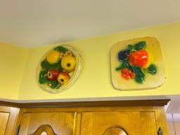 Group of Chalkware/Plaster Wall Hangings