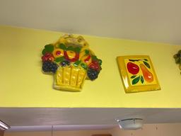 Group of Chalkware/Plaster Wall Hangings