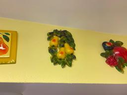 Group of Chalkware/Plaster Wall Hangings