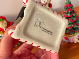 Group of Christmas Trinket Boxes