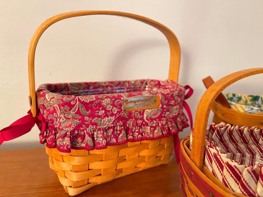 Group of 3 Longaberger Baskets