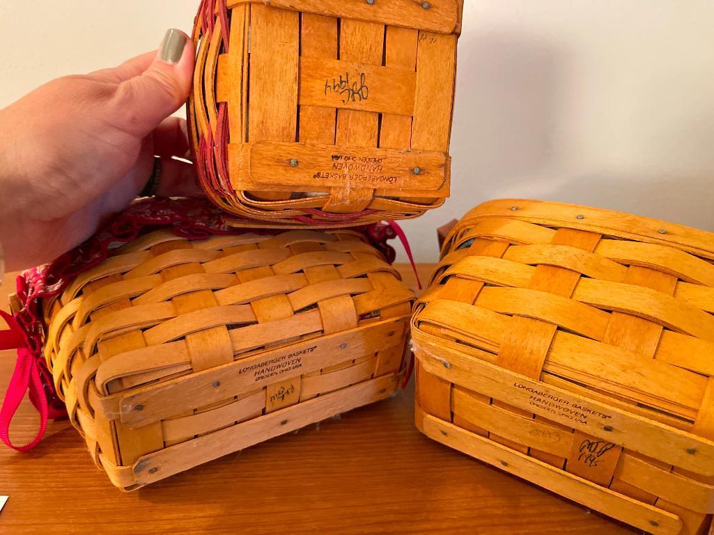 Group of 3 Longaberger Baskets
